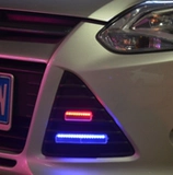 Индикаторная лампа на солнечной энергии, водонепроницаемые легкие блестки для ногтей для авто, мигающий свет