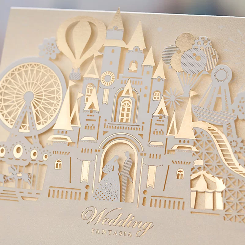 Castle Creative European Wedding State Card Card Simi Wedding Table Card Wedding Banquet Table Brand Wedding Products
