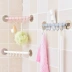 [Cửa hàng bách hóa Yuyu] Tường phòng tắm móc đơn giản và mạnh mẽ mà không có dấu vết móc phòng tắm nhà bếp - Trang chủ sọt nhựa vuông Trang chủ