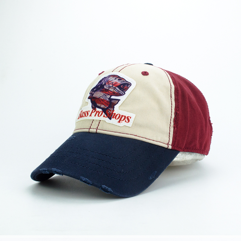 Section 7BASSPROSHOPS spring summer ventilation Fishing cap men and women Baseball cap outdoors fisherman sunshade Duck tongue Hat