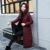 Áo khoác lửng cotton nữ mùa đông mới 2018 dài qua áo khoác cotton đầu gối Phiên bản Hàn Quốc của áo khoác cotton dày mỏng - Bông áo khoác kaki nam lót lông cừu Bông