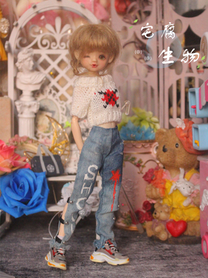 taobao agent Super Young tooth strawberry sweater OB11 DDF Azone Licca LICCA Rotten Strawberry OB24 Plastic Skin