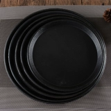 Круглая железная тарелка запеченная тарелка для выпечки лотка коммерческий газ Несток.