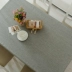 Không thấm nước màu rắn chống nóng bông hội nghị bàn trà vải bảng bàn cà phê đơn sắc khăn trải bàn đơn giản hình chữ nhật hiện đại Khăn trải bàn