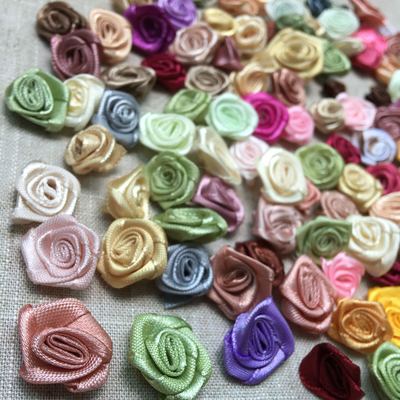 taobao agent Mini colored little flower hair accessories DIY materials baby clothes decoration BJD OB11 baby with one yuan or ten flowers about 2cm