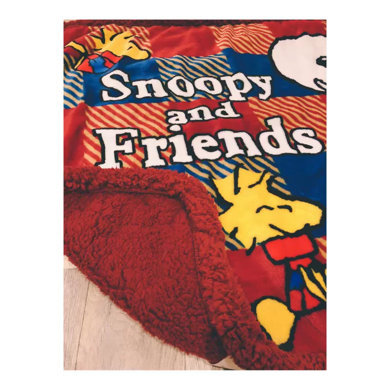 Snoopy, японское одеяло-дуайт, бархатное покрытие, (Physicals)