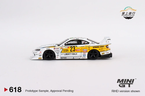 MINIGT #618 1:64 Nissan LB-Super S15 White Lightning Model