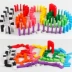 Màu sắc của trẻ em cơ quan tiêu chuẩn Domino cầu vồng dominoes khối gỗ mẫu giáo khu vực câu đố góc đồ chơi đồ chơi domino xếp hình Khối xây dựng