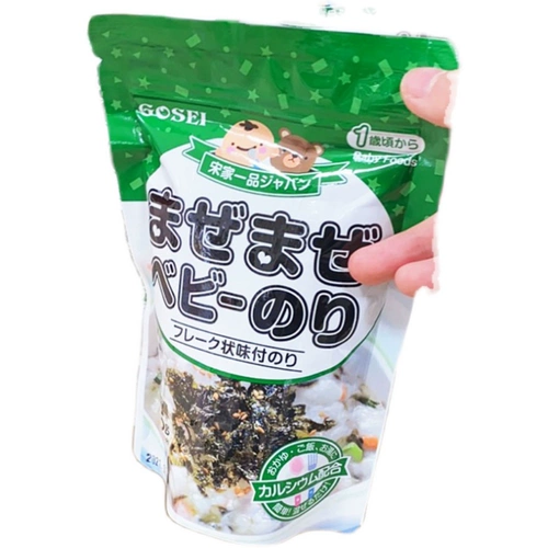 Японские госей -море мох семейная песня Семейные дети Детская вспомогательная еда и бибимбабе 35 грамм 1 год+