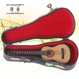 Маленькая гитара ручной работы, музыкальные инструменты, реалистичная деревянная подвеска, три цвета