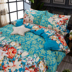 Cotton chà bông bốn mảnh Cotton 1,8m nhà dệt đôi đơn giản dày chăn ga trải giường 2.0m đặc biệt cung cấp chăn ga forever Bộ đồ giường bốn mảnh