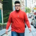 2018 size lớn thời trang nam mới mùa thu chất béo và phân bón để tăng chất béo áo len nam dài tay áo len thủy triều - Kéo qua Kéo qua