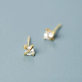 Удачи приходит как многообещающая | идеально подходит для достижения | Сатурн окружает серебряные серьги с серебряным