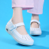 đệm đáy mềm nữ y tá giày Xia Jiping dốc đáy với thở rỗng khử mùi trắng giày mới tăng sự thoải mái 
