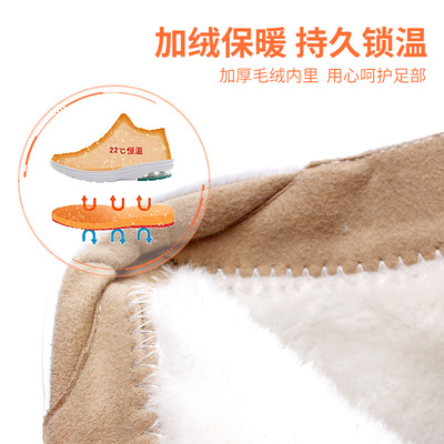 Cushion nữ y tá giày khử mùi thở mùa đông trắng mềm đáy chống trượt giày độn cộng với nhung Dongkuan khởi động dễ thương mùa đông 