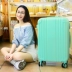 Vali nữ dễ thương phiên bản Hàn Quốc của vali xe đẩy nhỏ tươi 20 inch caster thời trang vali 24 hộp mật khẩu học sinh vali kéo vải Va li