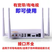 Mạng ăng ten lõi tứ TV set-top box wifi không dây giết chết hộp cơm Android HD player ma thuật