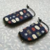 Vải nhập khẩu Nhật Bản DrawString túi vải thủ công có thể đặt thẻ mini xe cầm tay điều khiển từ xa bộ chìa khóa ví nam da thật Trường hợp chính