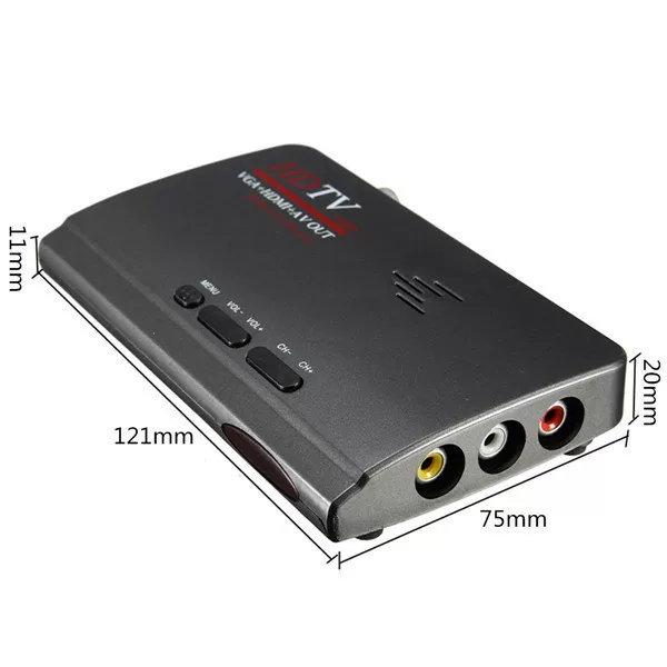 Декодер/приставка: HD DVB-T2 DVB-T, трехцветная линейка, двойной интерфейс VGA, HDMI, VGA, MPEG4 цифровой сетевой тюнер