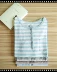 [Miễn phí vận chuyển] Nhật Bản cotton tinh khiết Tianzhu cotton dệt kim sọc của phụ nữ nam giới vài bộ đồ ngủ ở nhà dịch vụ bộ đồ ngắn tay - Nam giới