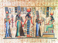 Египетская травяная живопись характерная коллекция украшения картины иностранные импортные украшения