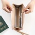 Hàn Quốc mua biểu tượng thời trang khí chất PU ví dài điện thoại túi du lịch vé tài liệu hộ chiếu gói ic97 bao hộ chiếu Túi thông tin xác thực