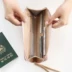 Hàn Quốc mua biểu tượng thời trang khí chất PU ví dài điện thoại túi du lịch vé tài liệu hộ chiếu gói ic97