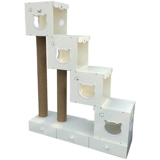 Кошки кошачья мебель шаг за шагом Деревянный кошачий гнездо кошка для кошачья стойка