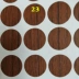 Miếng dán sàn giả gỗ đường kính 21mm dán đầu vít tấm dán giả gỗ pvc siêu dính Nhà cung cấp đồ nội thất