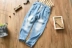 Trai Tiansi phần mỏng jeans 2018 mùa xuân và mùa hè trẻ em mới của bông rửa sạch quần âu trong lớn của trẻ em quần muỗi