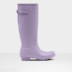 Thu mua Hunter Original Gloss Khóa Belt Belt Rain Boots Women Purple Rain Rain Boots Hunter Boots - Rainshoes giầy ủng Rainshoes