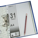 Life 31 Pace Person Partice Paper Yuanssheng US-031A Пластиковый индекс A4 Классификация 31 Классификационная карта бумага Бумага