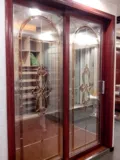 Заводской магазин индивидуальные полые медные батончики инкрустают стеклянные дверь ядро ​​стеклянное стекло стекло стекло стекло