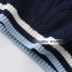 Quần áo trẻ em Áo len dệt kim cho bé Thu phong cách mới Áo vest bé trai Áo len bé 100-160 - Áo ghi lê