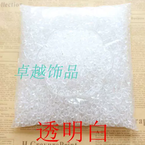 Браслет из бисера ручной работы, прозрачные бусины, прозрачное акриловое пластиковое колесо, 8mm