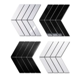 Северная керамическая мозаичная плитка черная белая рыба бостная кость кухня туалет балконы батонная настенная плитка плитка плитка плитка