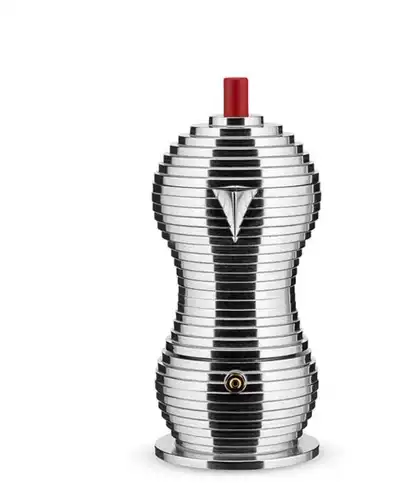 Alessi Итальянский куриный горшок Boed Mocha Mocha Camping Non -Hand Coffee Coffee Coffee Pot Алюминиевый европейский ретро -ретро.