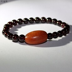 Украшения на руку 辽金时期 老南红玛瑙 石榴石