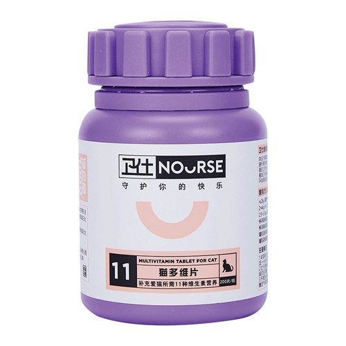 Кошачья защита Shimi Multi -Vitamin Тононовая кислота лизин микробактер -микробактериновое микроэлемент Комбинация кондиционирования питания кошки