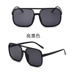 2018 kính mát mới bán buôn xu hướng thời trang Li Yuchun với gương phẳng retro big hộp sunglasses Kính râm