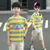 Bộ đồ mùa hè cho bé trai 2020 mới hai mảnh lớn ngắn tay trẻ em quần short cotton mùa hè học sinh xu hướng phong cách Hàn Quốc - Phù hợp với trẻ em