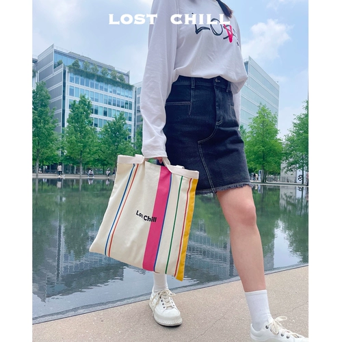 Оригинальная дизайнерская двусторонная сумка на одно плечо, вместительный и большой шоппер