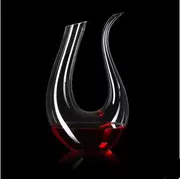 Rượu vang châu Âu decanter hộ gia đình pha lê rượu vang nhỏ cá nhân rượu vang decanter rượu hình chữ u - Rượu vang