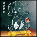 Браслет из кварца, отпечатки рук и ног, кисть для письма для хранения пуповины, год кролика