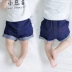 Nam bé quần short đầu mùa hè bé gái mùa hè bé quần pp lớn quần ngủ quần jeans năm quần bảy quần - Quần jean quần short jean trẻ em Quần jean