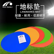 Nai Li bóng đá mốc pad miệng tròn phẳng mềm dấu đĩa trở ngại tấm biển bóng đá thiết bị đào tạo trở ngại - Bóng đá