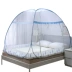 màn chống muỗi kỳ diệu yurt mạng cài đặt miễn phí 1,8 đúp màn ngủ gấp đỏ sinh viên ký túc xá nhà 1,5m - Lưới chống muỗi màn ngủ chống muỗi Lưới chống muỗi