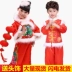 Ngày đầu năm của trẻ em Trang phục biểu diễn Yangko Phong cách lễ hội Trung Quốc mở ra quần áo biểu diễn quốc gia màu đỏ shop thời trang trẻ em Trang phục