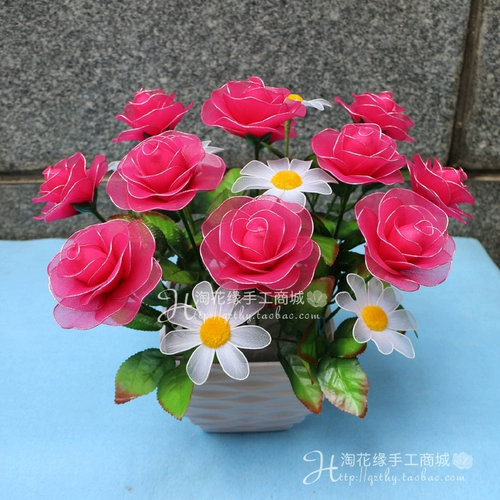 Колготки, красный набор материалов, розы