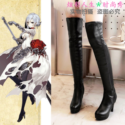 taobao agent ◆ Sinoalice Death Alice monk Bai Xueji COSPLAY Shoes White Snow COS COS